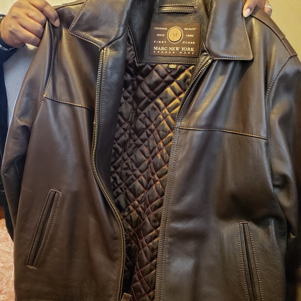 Mens Original Marc New York leather jacket